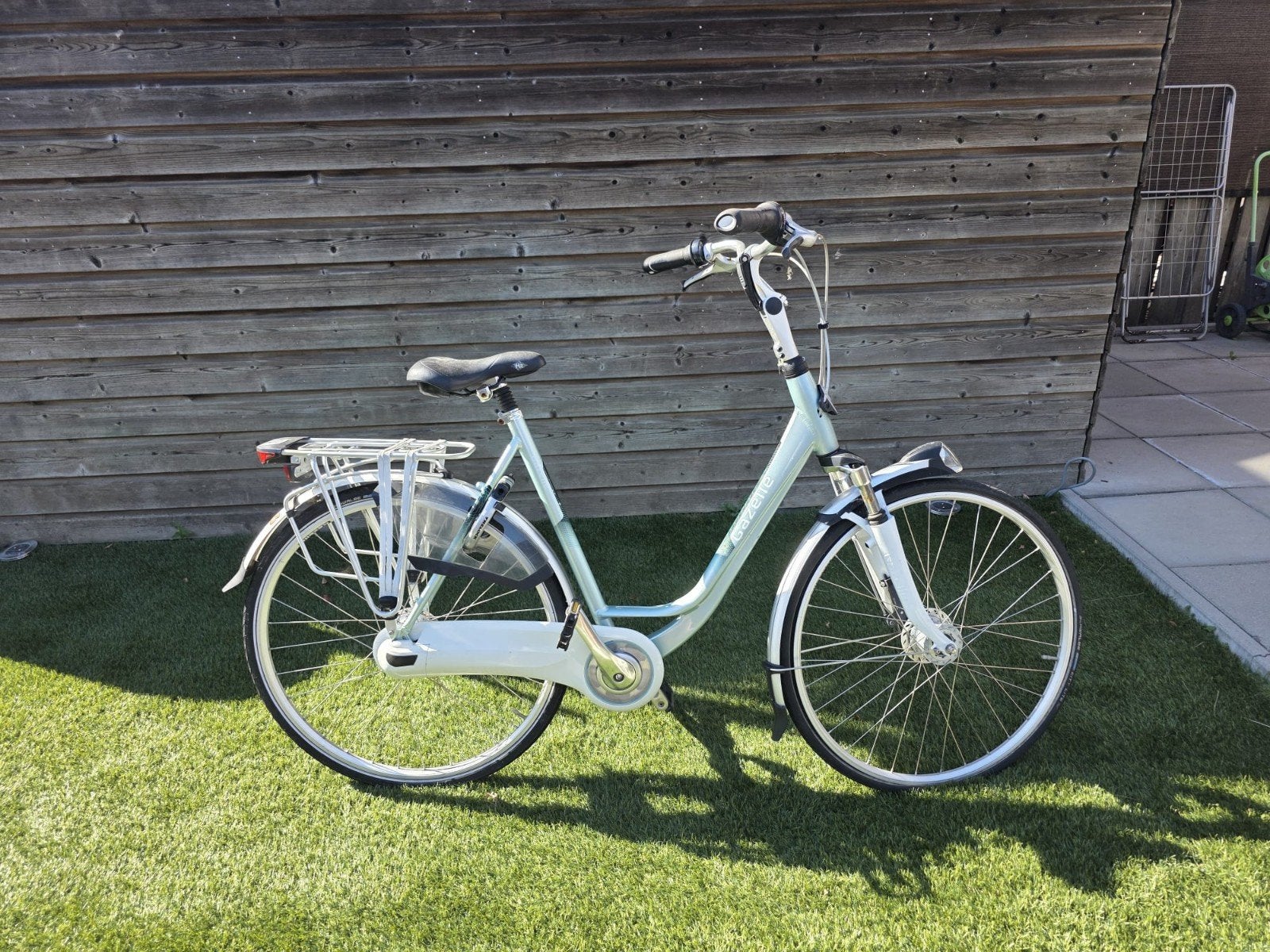 Gazelle damesfiets met lage instap en versnellingen, Fietsen en Brommers, Fietsen | Dames | Damesfietsen, Ophalen, Gebruikt, Velgrem