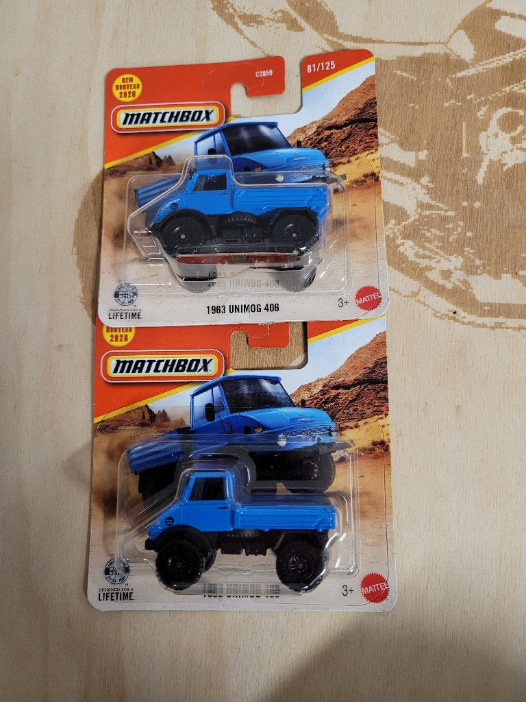 Matchbox 1963 unimog 406 nieuw, Ophalen of Verzenden, Nieuw, Auto