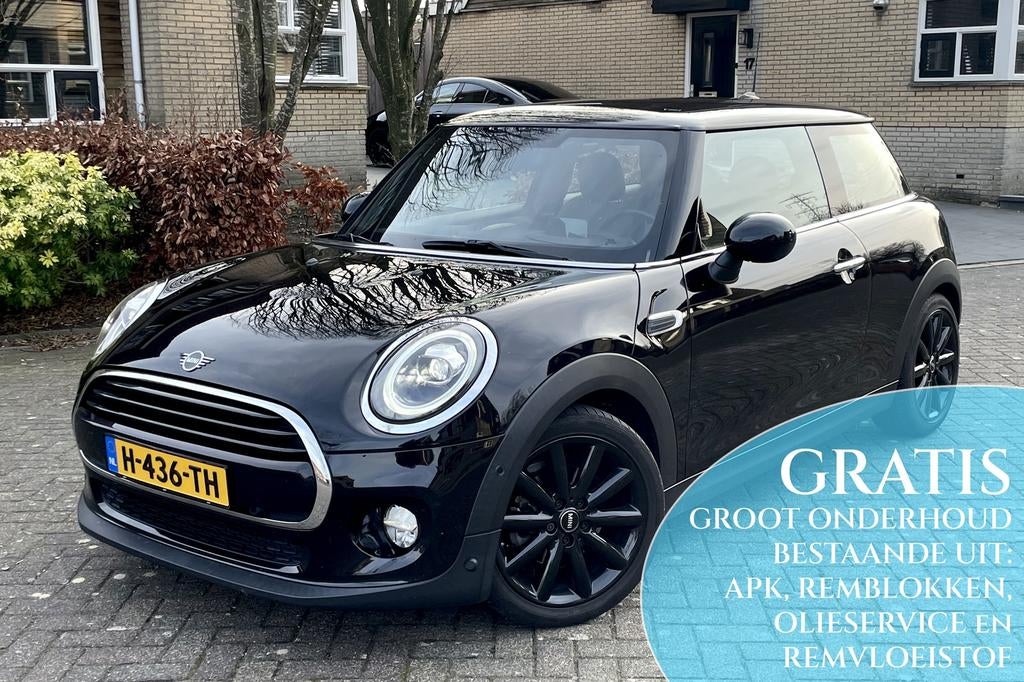 MINI COOPER 3-DRS LCI AUTOMAAT (F56) 1.5 136pk 2020 FACELIFT, Auto's, 136 pk, Parkeerassistent, Leder en Stof, Origineel Nederlands