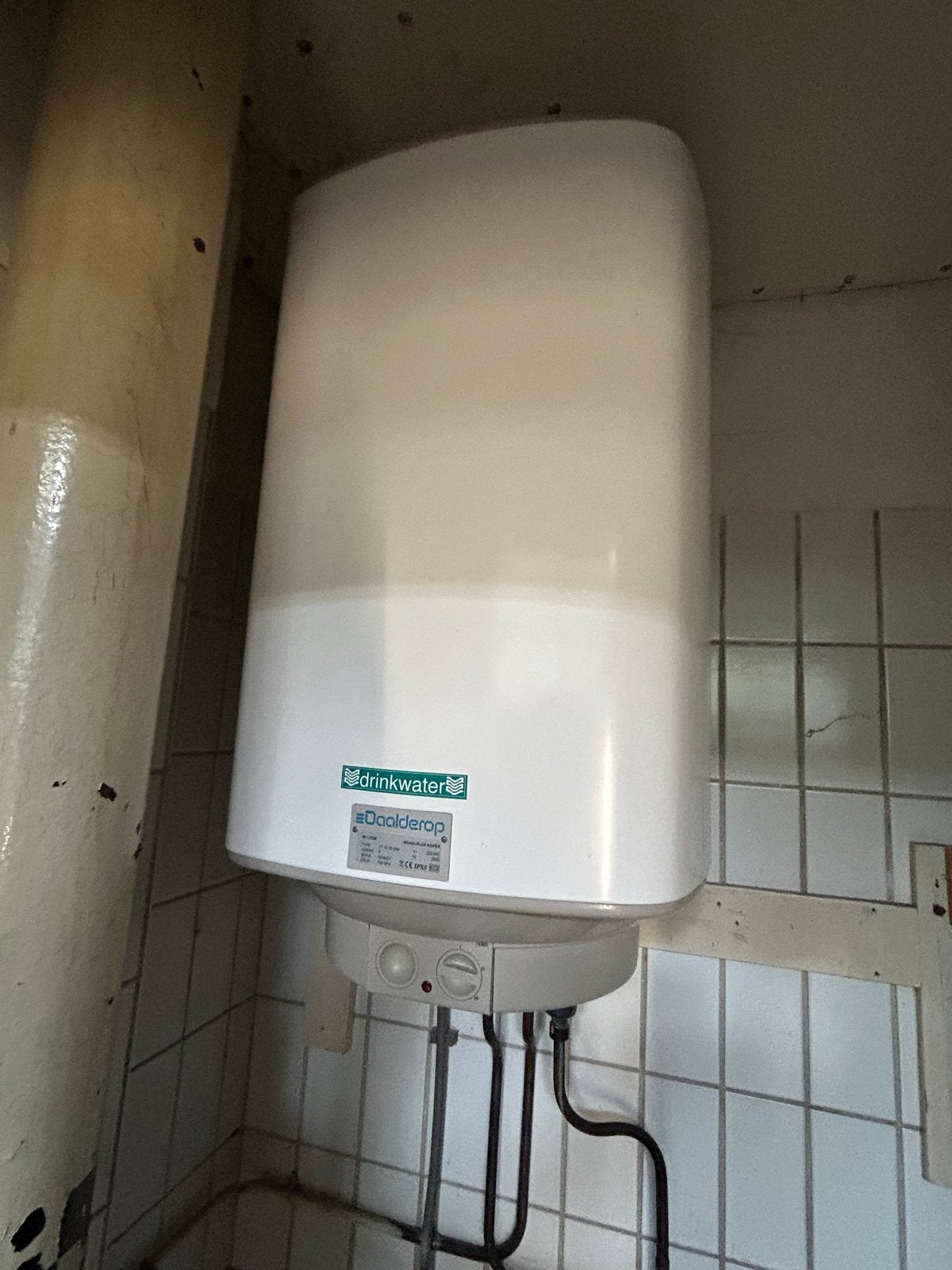 Daalderop Drinkwater Boiler 80 Liter, Doe-het-zelf en Verbouw, Ophalen, 20 tot 100 liter, Aardgas, Boiler