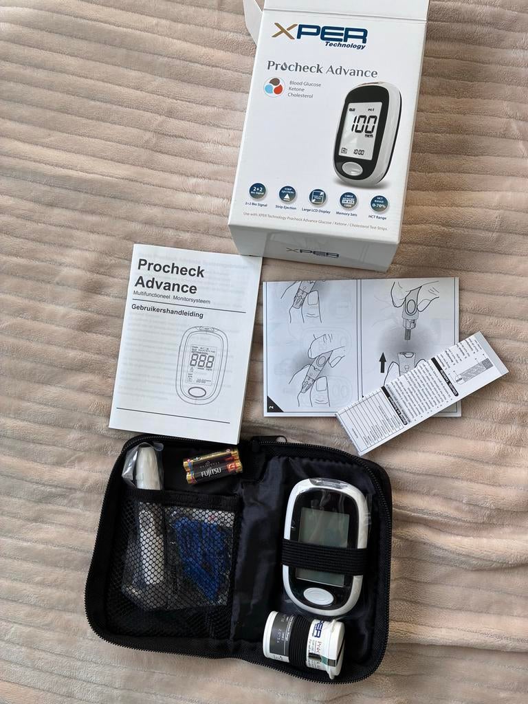 Xper Procheck Advance Bloedglucosemeter, Sport en Fitness, Ophalen of Verzenden, Nieuw, Overige typen