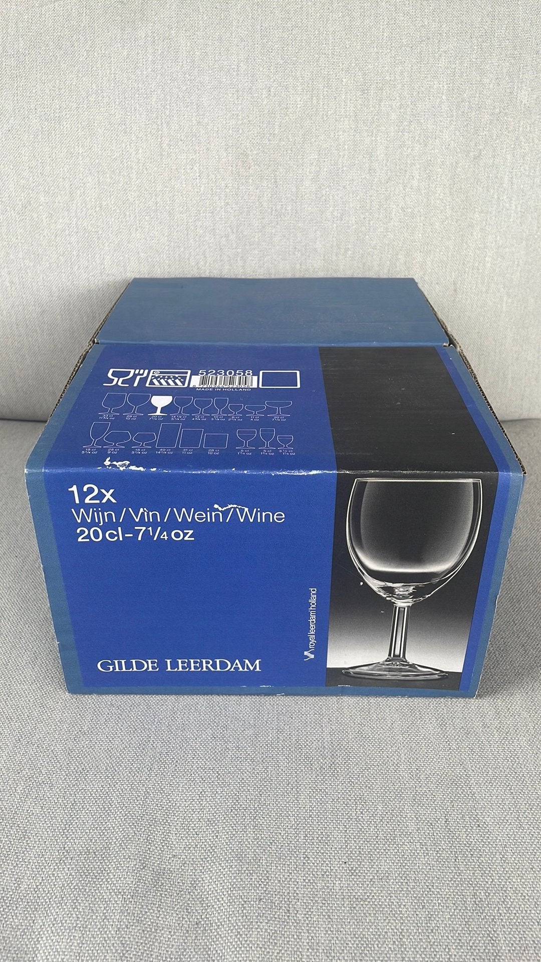 Gilde Leerdam wijnglazen, Ophalen, Glas of Glazen, Overige stijlen, Glas