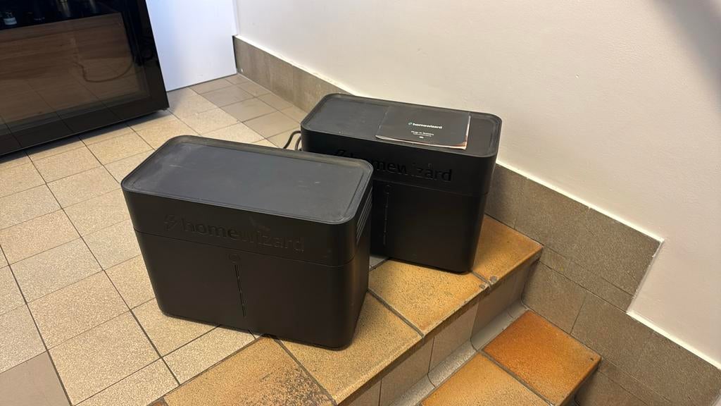 2 stuks HomeWizard Plug-In Battery, Ophalen of Verzenden, Zo goed als nieuw, Compleet systeem, Minder dan 100 wattpiek