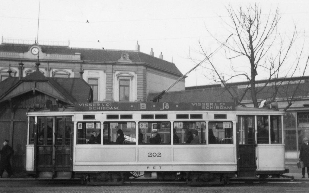 RET Tram NADRUK 202 station DP, Ophalen, Voor 1920, Zuid-Holland