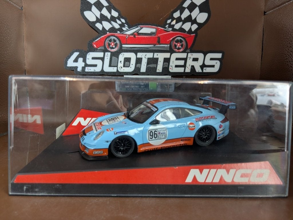 Ninco Porsche 997 GT3 #96 Gulf Kelly Mos Racing, Verzenden, Nieuw, Elektrisch, Overige merken