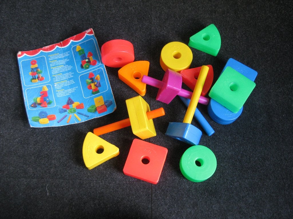 Fisherprice creatieve blokken, Ophalen of Verzenden, Gebruikt, Speelset