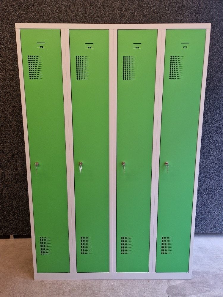 Locker 3 deurs grijs groen (nieuw), Ophalen, Nieuw, Modern
