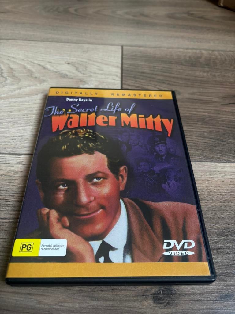 The Secret Life of Walter Mitty met Danny Kaye uit 1954, Cd's en Dvd's, Ophalen of Verzenden, 1980 tot heden, Zo goed als nieuw