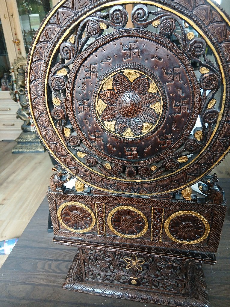 Houten beeld ganesha, Ophalen, Zo goed als nieuw, Beeld(je), Hindoeïsme