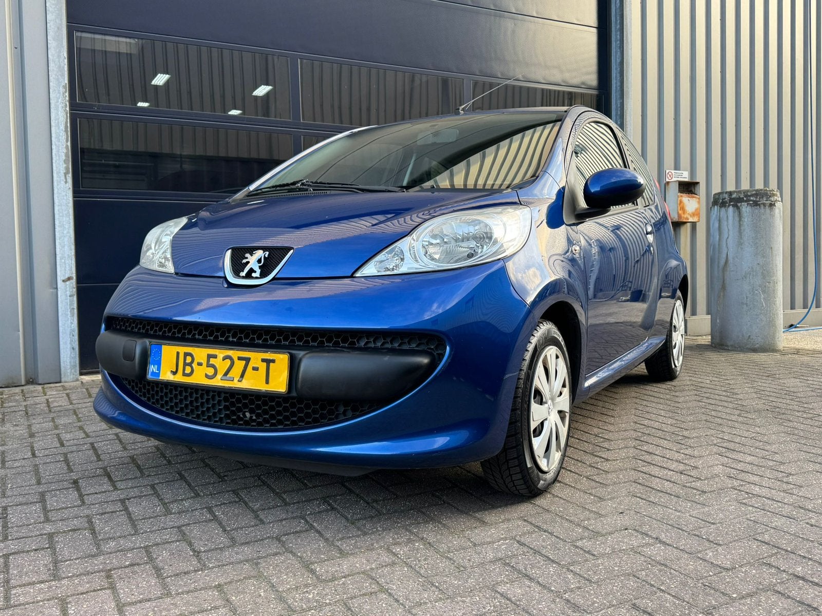 Peugeot 107 1.0 12V 3DR 2007 Blauw, Auto's, Voorwielaandrijving, 68 pk, Bedrijf, Handgeschakeld