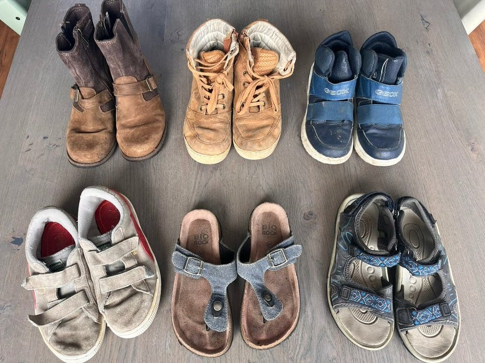 Diverse kinderschoenen - Laarzen, sandalen (maat 35), Ophalen of Verzenden, Gebruikt, Jongen of Meisje, Overige typen