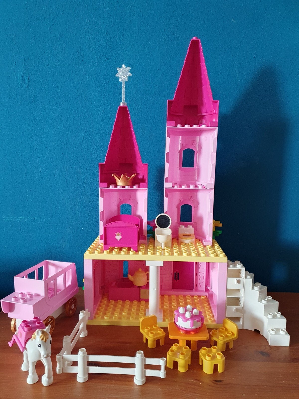 Duplo Kasteel van de Prinses prinsessenkasteel, Ophalen of Verzenden, Zo goed als nieuw, Duplo