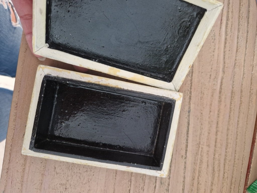 Verschillende houten, handgeschilderde doosjes. 5 euro p.st., Ophalen of Verzenden