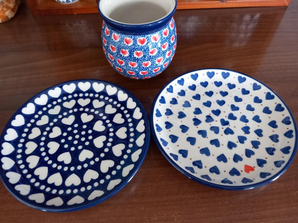 Bunzla mok en gebaksbordjes, Huis en Inrichting, Keuken | Servies, Keramiek, Ophalen of Verzenden, Zo goed als nieuw, Overige stijlen
