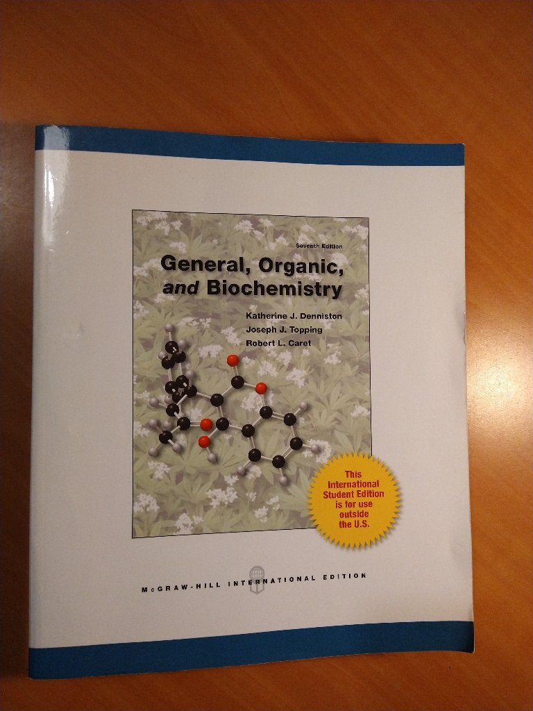 General, Organic and Biochemistry. 7th edition, Ophalen of Verzenden, Zo goed als nieuw