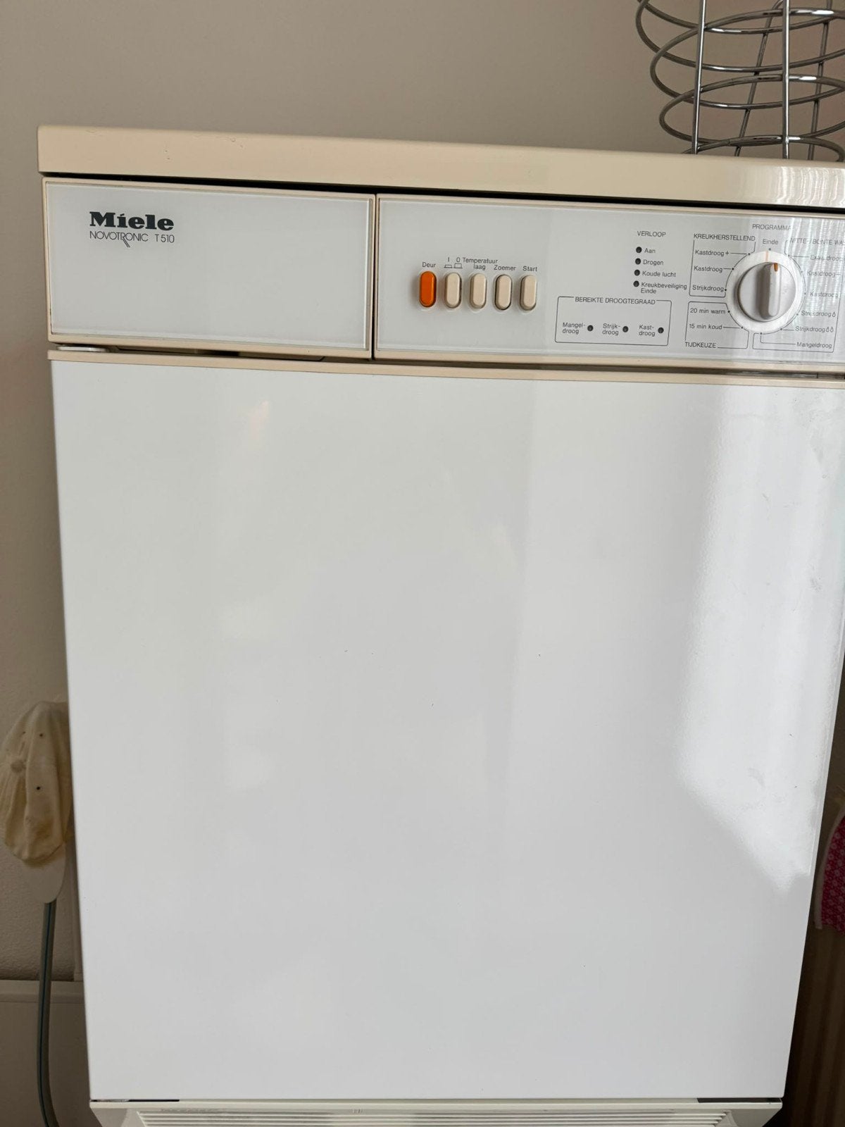 Miele Novotronic T510 luchtafvoer wasdroger, Witgoed en Apparatuur, Ophalen, Gebruikt, Luchtafvoer, 4 tot 6 kg