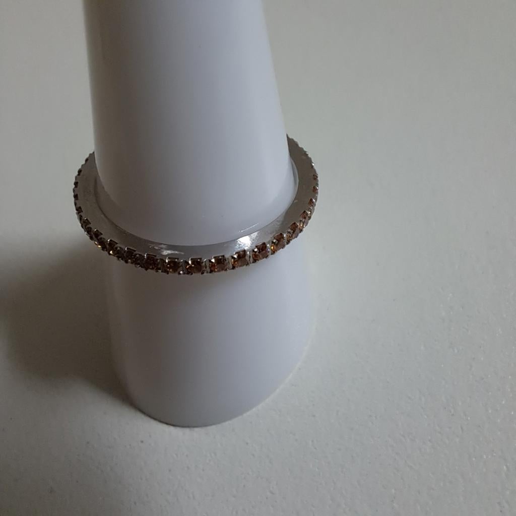 (r) *2* MelanO ring Friends Sade CZ, Sieraden, Tassen en Uiterlijk, Ringen, IJzer of Staal, 17 tot 18, Dame, Zilver