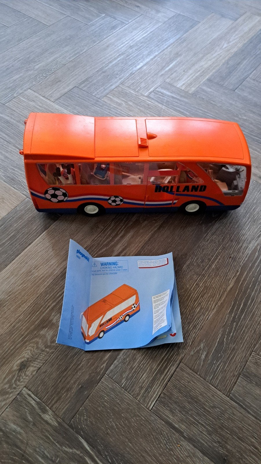 Playmobil Holland Voetbalbus - Oranje, Ophalen of Verzenden, Gebruikt, Jongen of Meisje