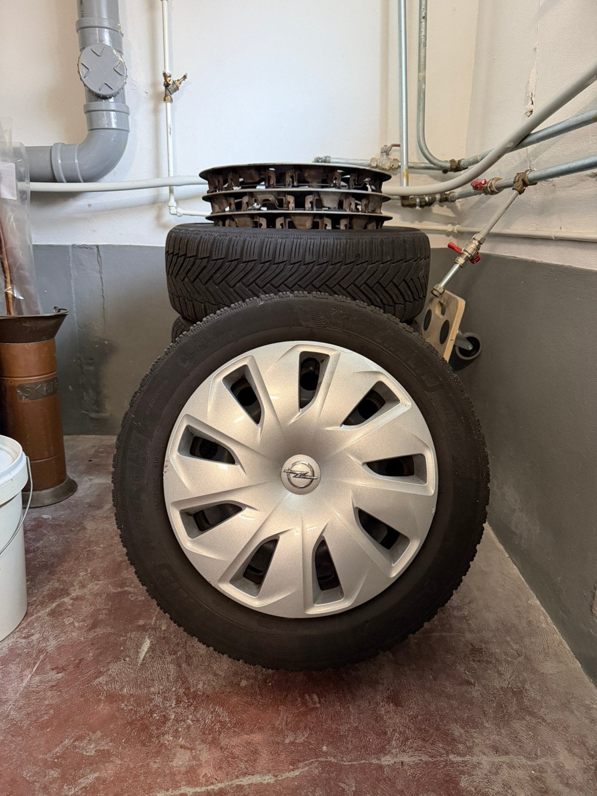 Winterbanden Opel Astra K en H, Auto-onderdelen, Ophalen, Gebruikt, 16 inch, Band(en)