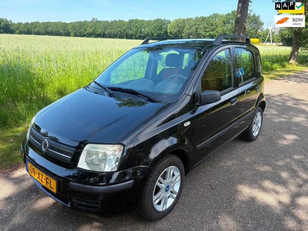 Fiat Panda 1.2 SportSound NIEUWE Apk/Rijd goed/Zuinig/Elektr, Voorwielaandrijving, Stof, Gebruikt, Zwart