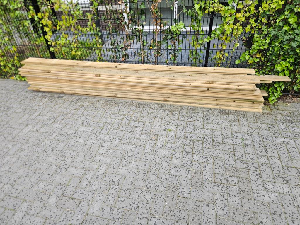 Vlonderplanken, Tuin en Terras, Palen, Balken en Planken, Ophalen, 250 cm of meer, Planken