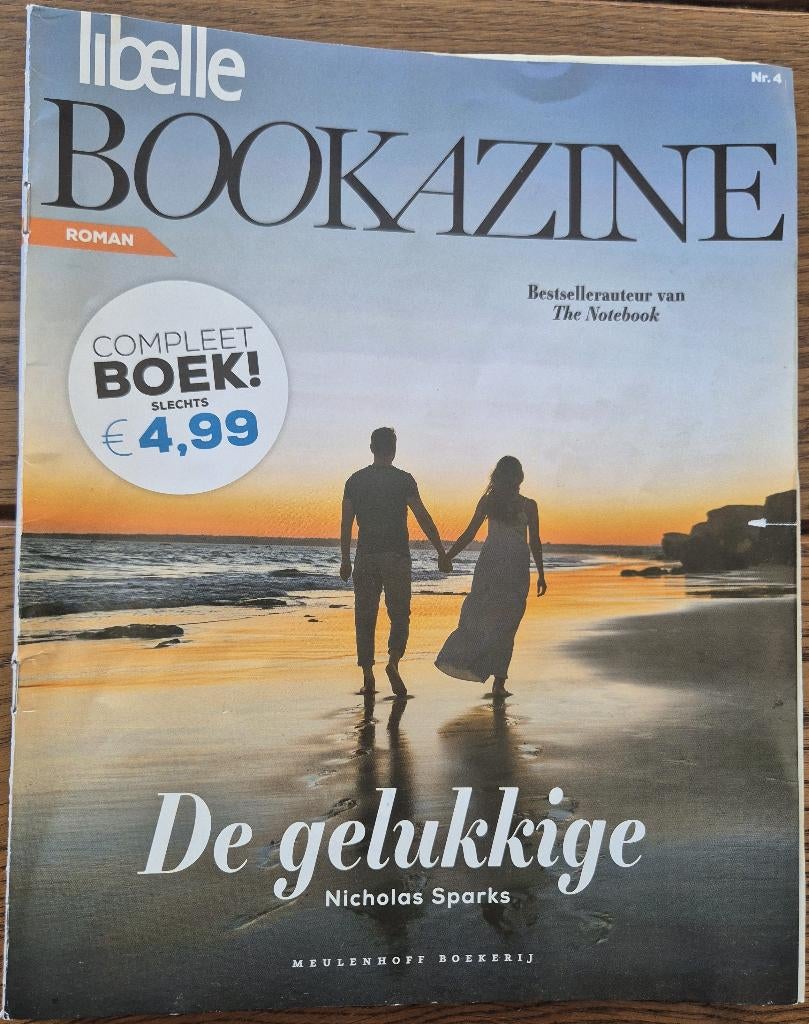 Bookazine De gelukkige van Nicholas Sparks, Boeken, Romans, Ophalen of Verzenden, Gelezen, Nicholas Sparks