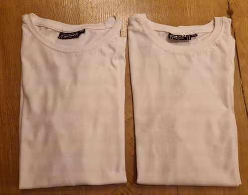 2 NIEUWE Witte Akmo longsleeves, jongen, 164-170, Nieuw, Ophalen of Verzenden, Akmo, Shirt of Longsleeve