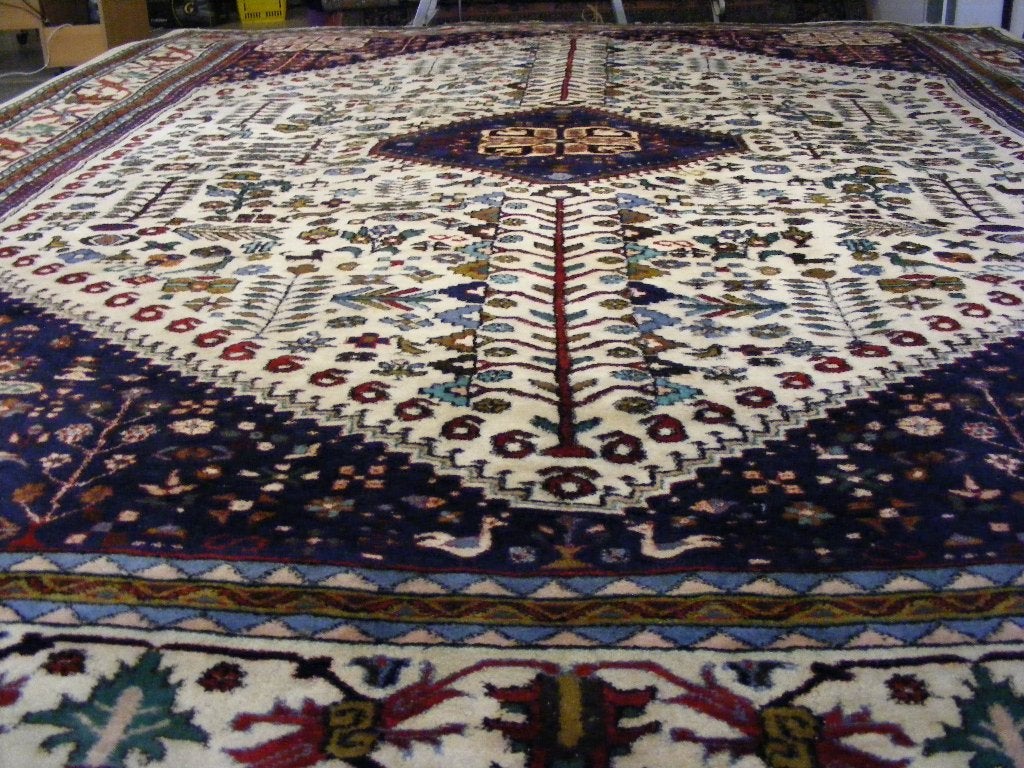 Handgeknoopt Perzisch Tapijt  Abadeh- iran Maat:2.85X3.60.m, Verzenden, 200 cm of meer, Zo goed als nieuw, 200 cm of meer