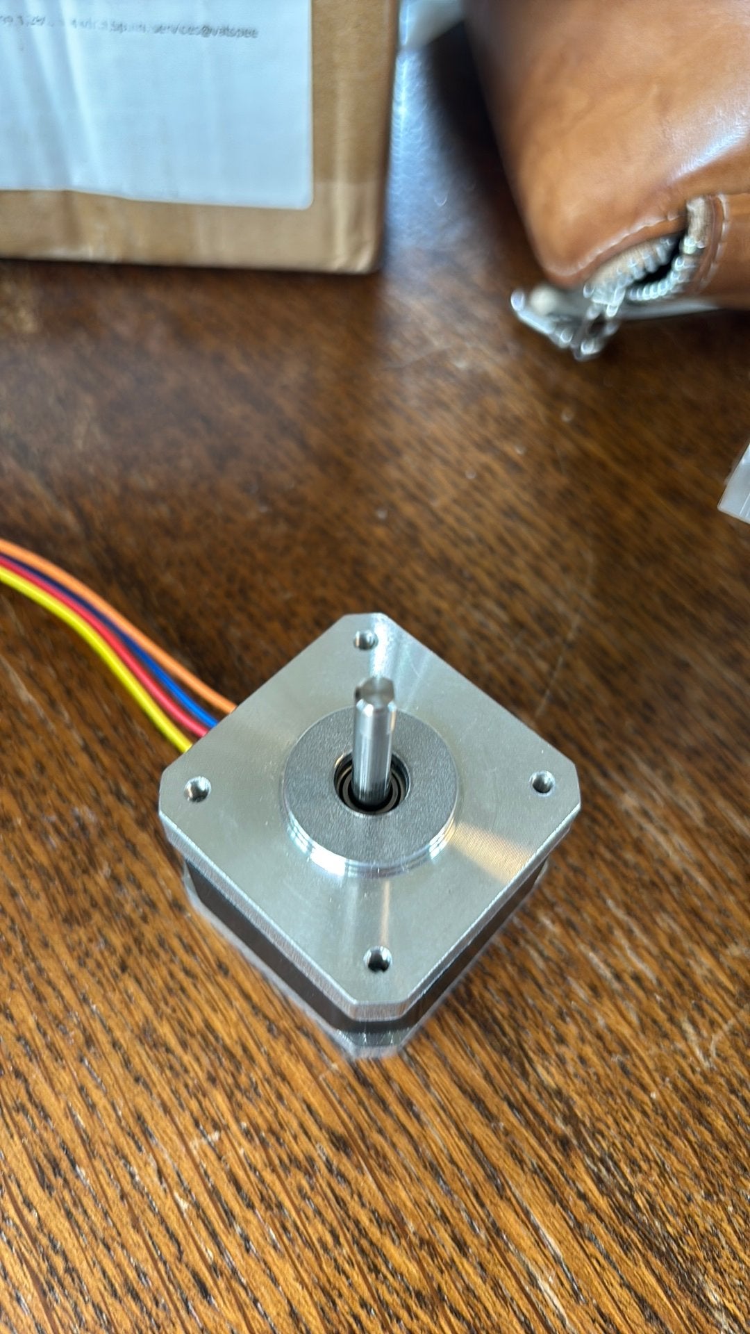 NEMA 17 stappenmotor 42HS34 – 0,25 Nm – 1,5 A – 5 mm as, Verzenden, Zo goed als nieuw, Elektromotor