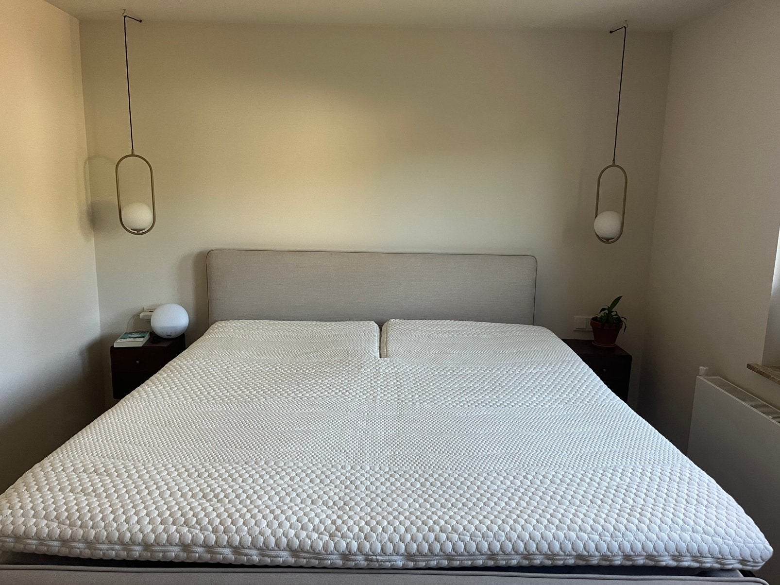 Softline split Topper 1, 180x200 cm,  Pulse latex, Ophalen, Tweepersoons, Zo goed als nieuw, 180 cm