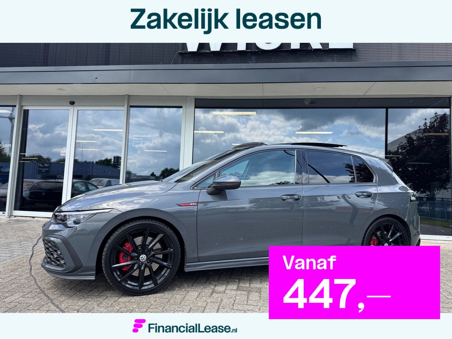 Volkswagen Golf 2.0 TSI GTI 245 PK Panorama IQ Stoelver. Sfe, 4 cilinders, 1984 cc, 245 pk, Bedrijf