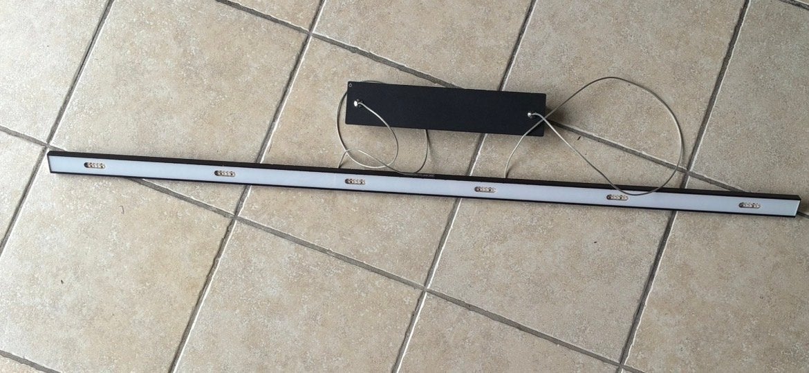 Dimbare LED-hanglamp voor eetkamertafel - Zwart, 22W, Huis en Inrichting, Ophalen of Verzenden, Zo goed als nieuw, Metaal, Overige fittingen