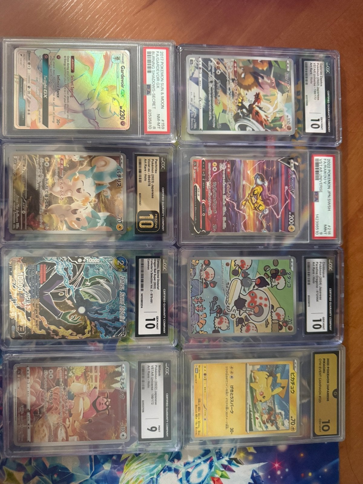 Pokemon meerdere slabs, Ophalen, Zo goed als nieuw, Meerdere kaarten