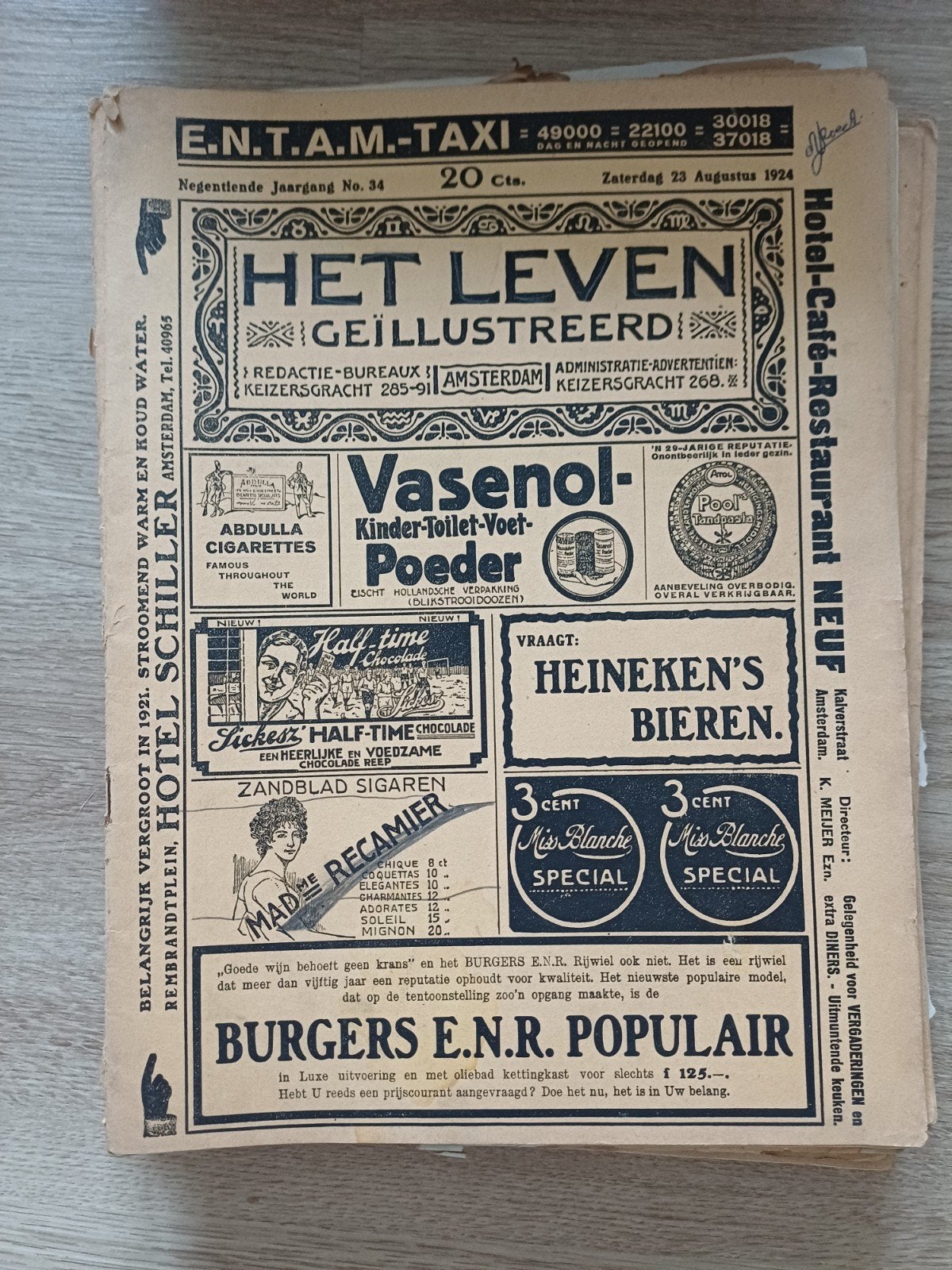 Het Leven Geïllustreerd  1924, Verzamelen, Ophalen of Verzenden, 1920 tot 1940
