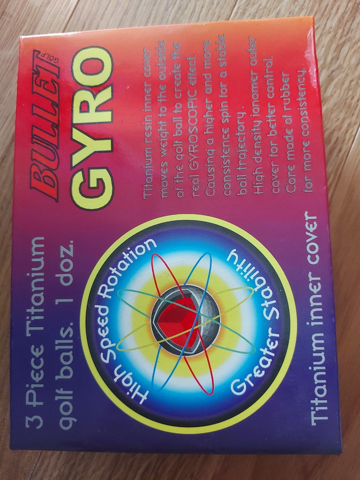 Bullet GYRO Golfballen - 12 stuks met gyroscopisch effect, Ophalen of Verzenden, Nieuw, Bal(len), Overige merken