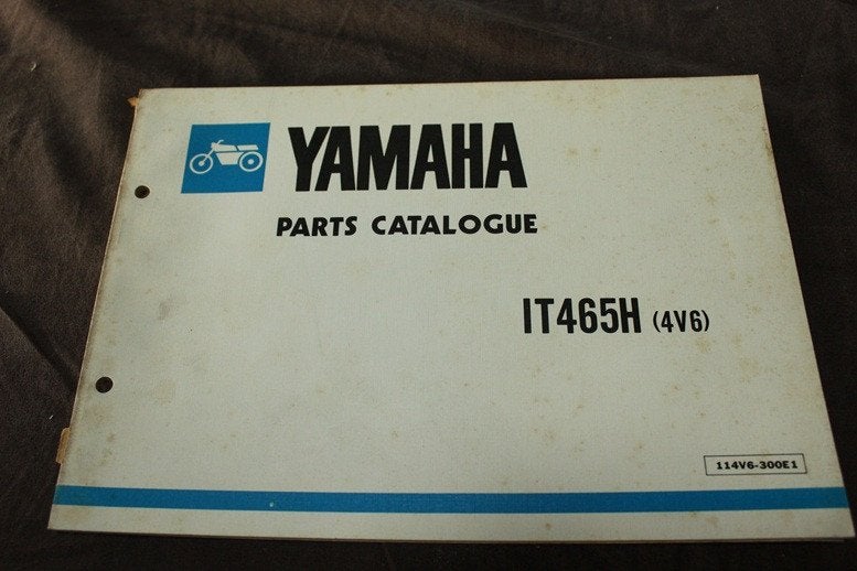 Yamaha IT465H 1981 ? motorcycle parts catalogue IT 465 H, Ophalen of Verzenden, Yamaha