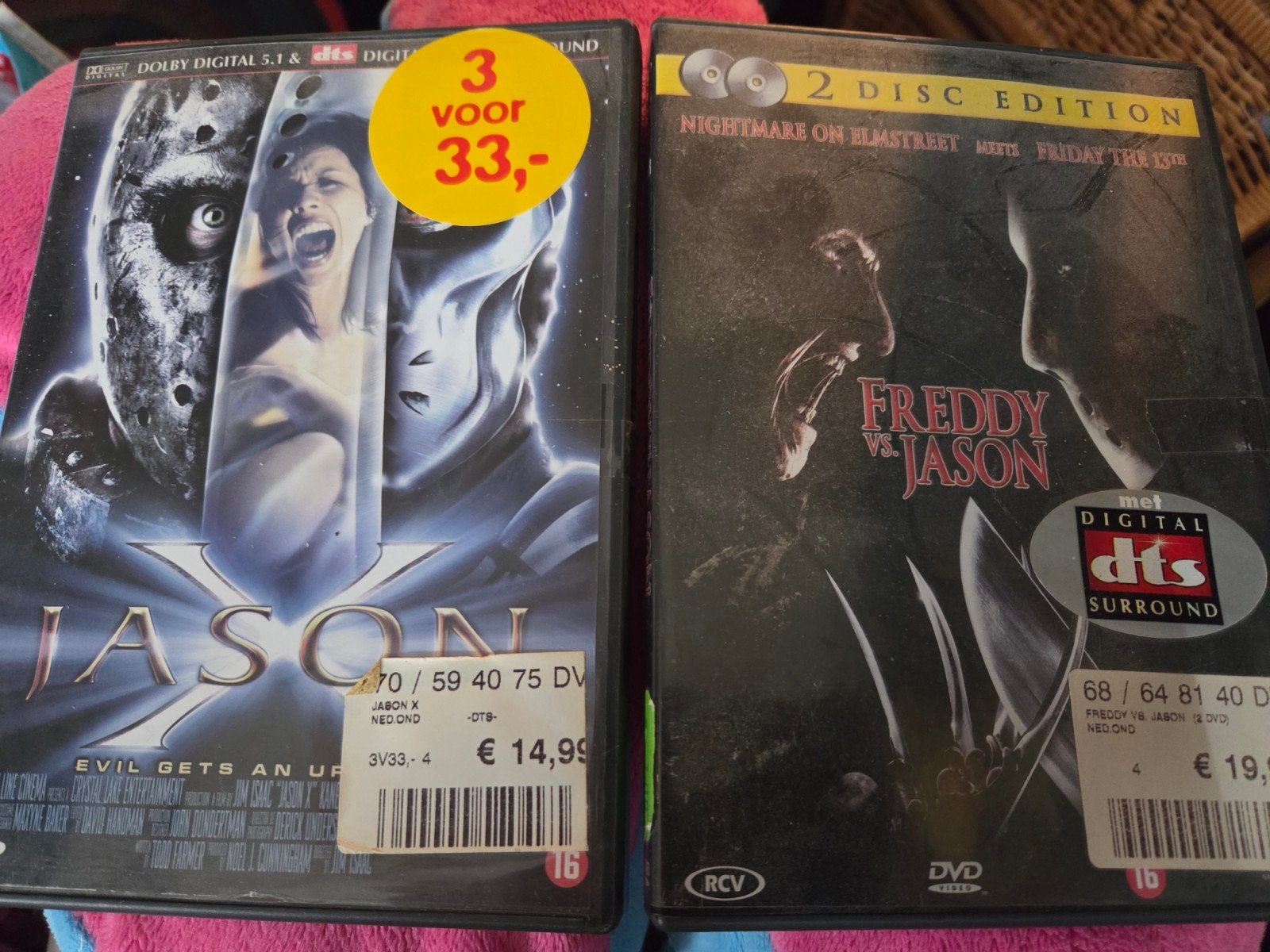 Freddie en Jason, Cd's en Dvd's, Dvd's | Horror, Vanaf 16 jaar, Ophalen of Verzenden, Zo goed als nieuw, Overige genres