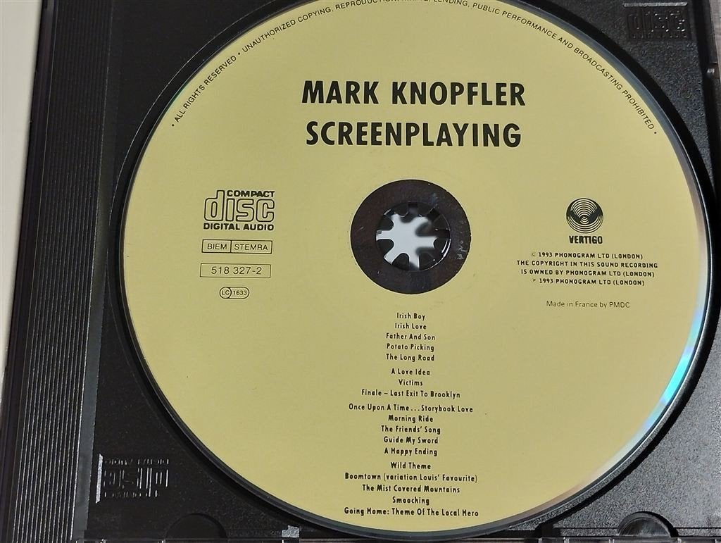 Mark Knopfler - Screenplaying, Cd's en Dvd's, Ophalen of Verzenden, Zo goed als nieuw