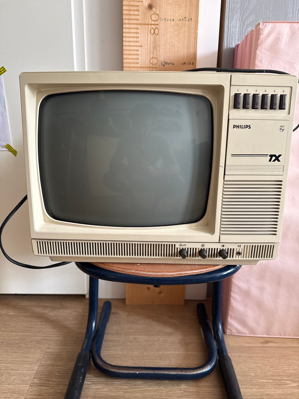 Vintage Philips TX televisie, Audio, Tv en Foto, Ophalen of Verzenden, Gebruikt, Minder dan 40 cm, Philips