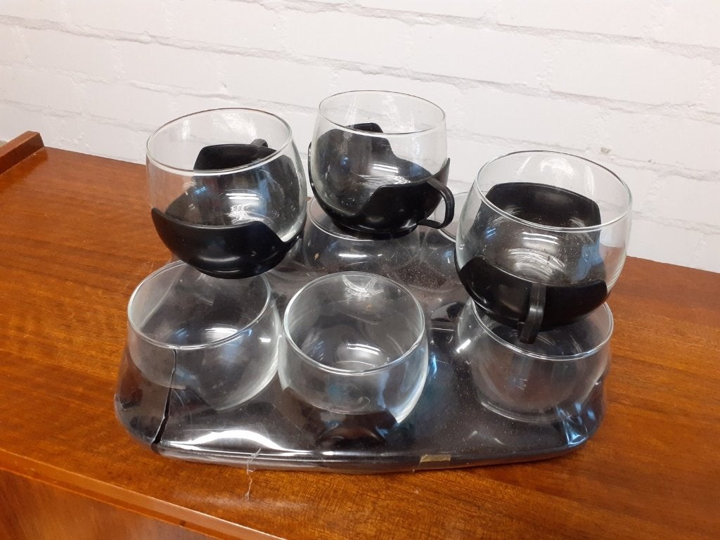Theeglazen '70s ( Retro/Vintage/Design ), Ophalen of Verzenden, Huis en Inrichting
