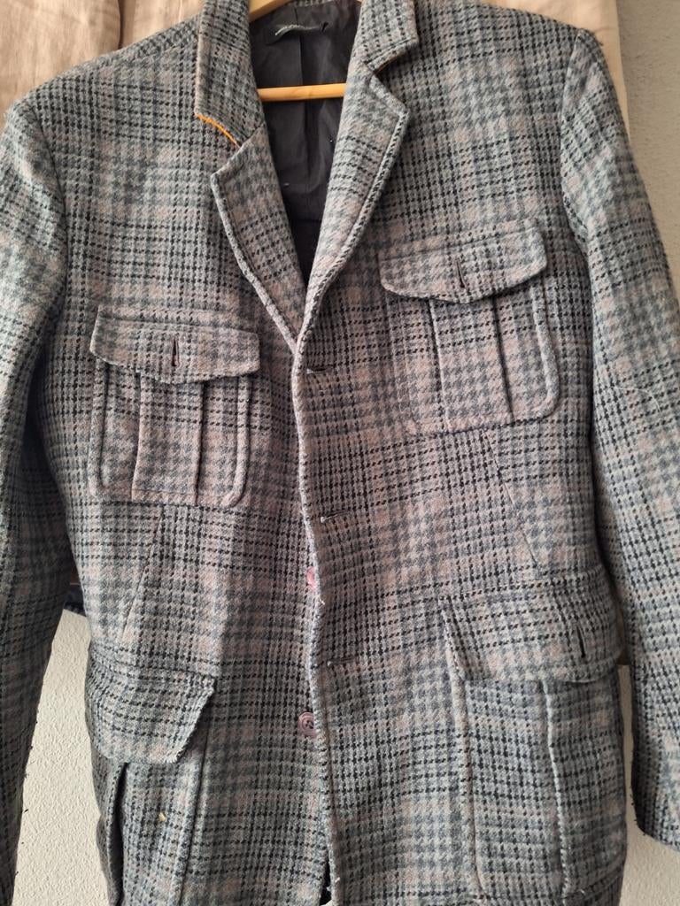 Wol en kasjmier blazer mt 48, Ophalen of Verzenden, Zo goed als nieuw, Maat 48/50 (M), Grijs