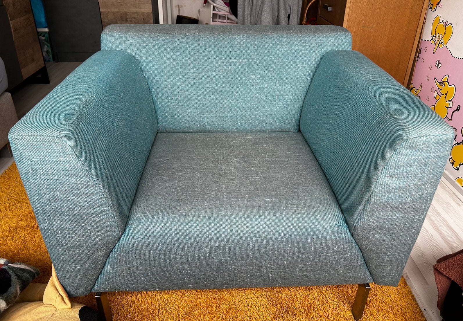 Rolf Benz fauteuil, Ophalen, Gebruikt, 75 tot 100 cm, 75 tot 100 cm
