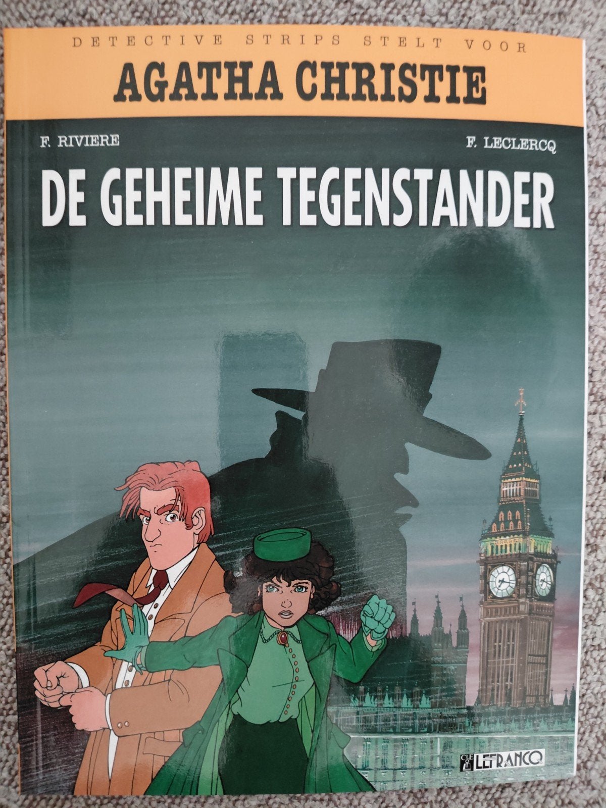 4 stuks Agatha Christie strips sc., Meerdere stripboeken, Ophalen of Verzenden, Gelezen
