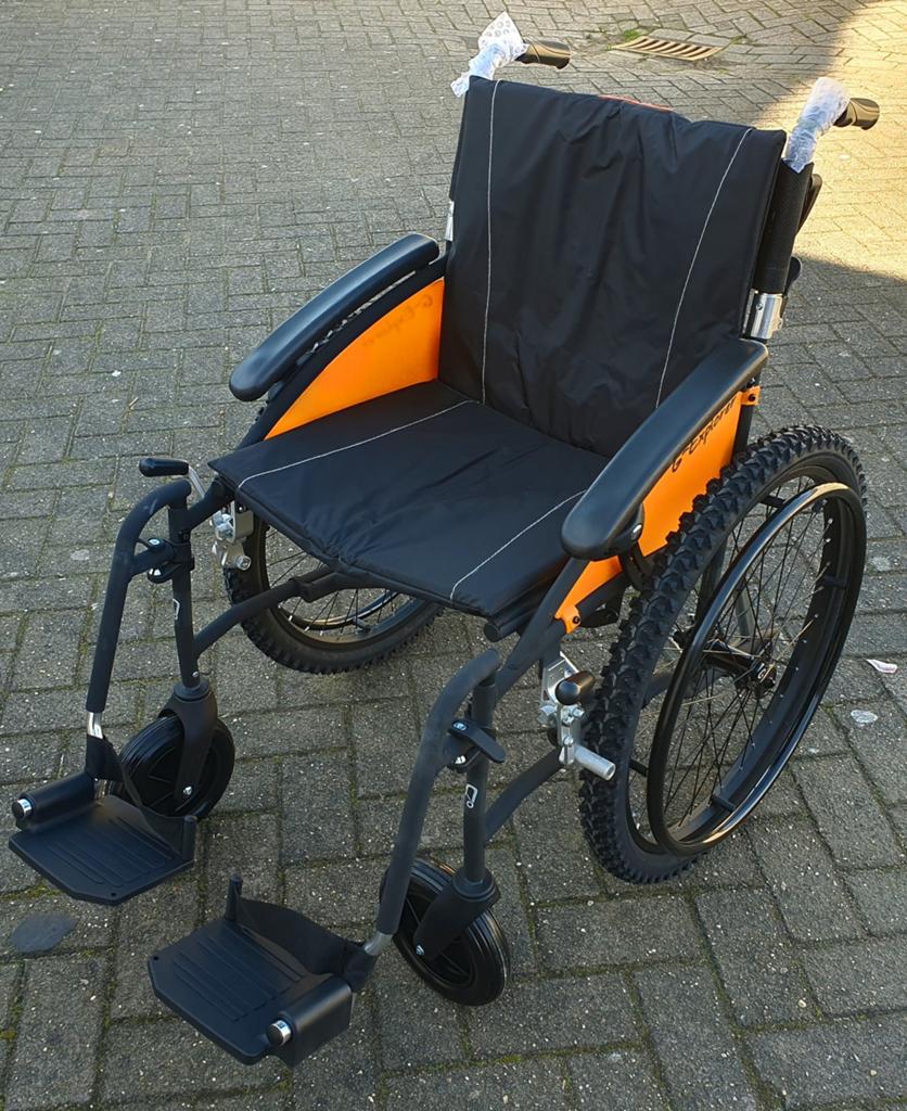 Lichtgewicht outdoor rolstoel Excel G-Explorer NIEUW, Diversen, Excel G-Explorer, Nieuw, Duwrolstoel, Inklapbaar