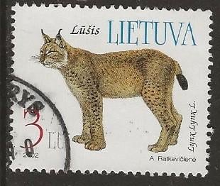 Litouwen 205, lynx voor willyenanita, Verzenden, Overige landen, Gestempeld
