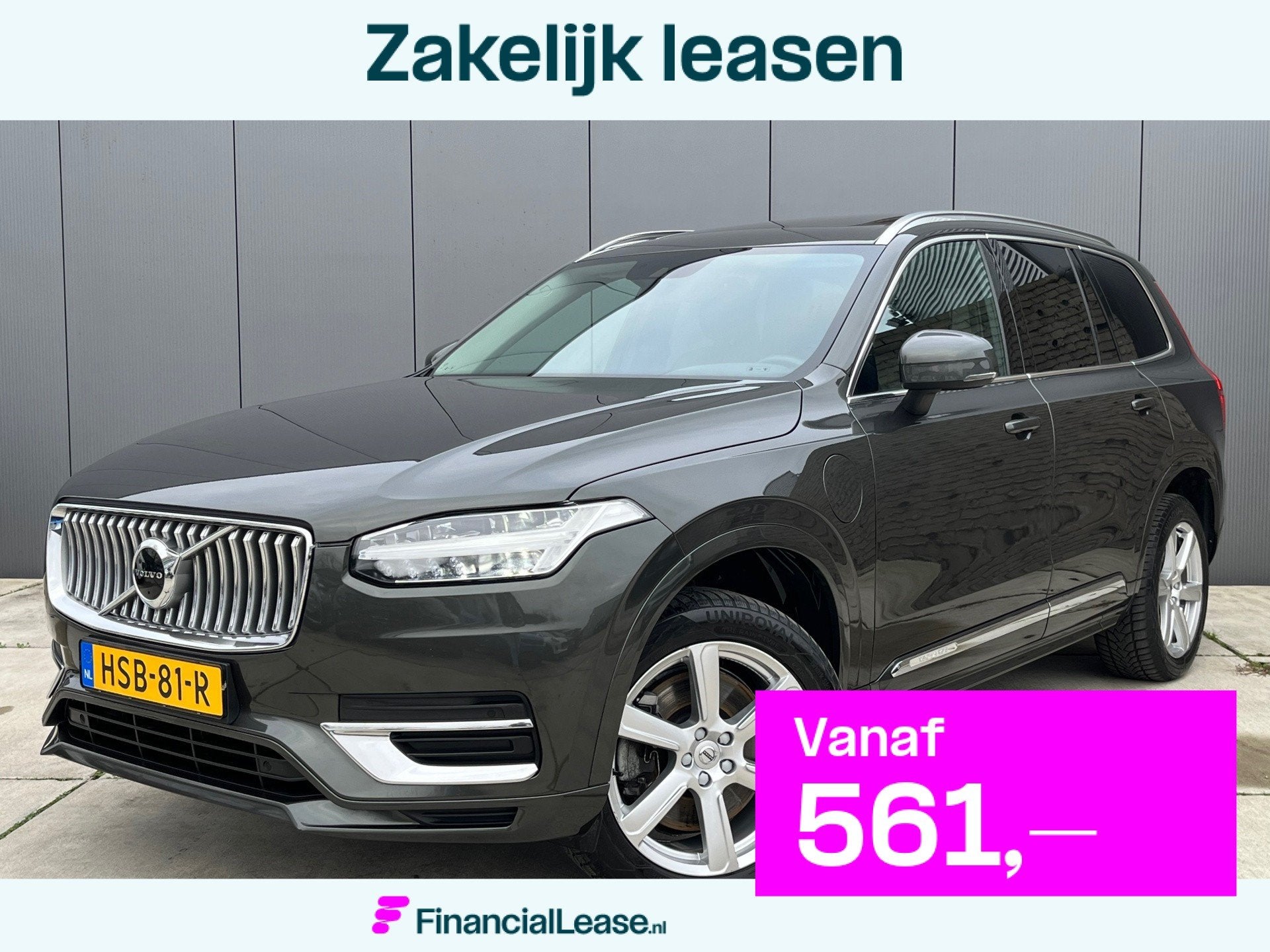 Volvo XC90 2.0 T8 Recharge AWD Inscription Expression 7P / A, Auto's, Volvo, Bedrijf, Lease, Financial lease, XC90, 4x4, ABS, Achteruitrijcamera