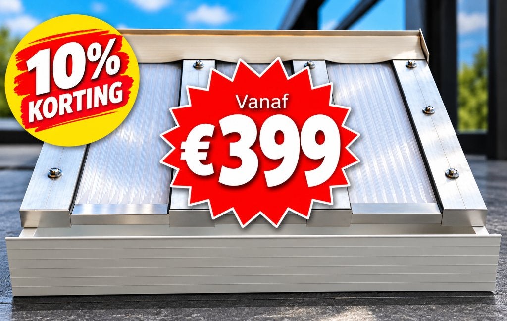 Polycarbonaat dak op hout, afdaksysteem, dakpakket, pergolux, Tuin en Terras, Ophalen of Verzenden, Nieuw, Veranda