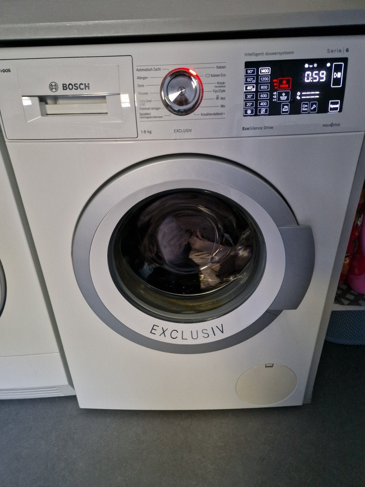 Bosch wasmachine serie 6 met idos, Witgoed en Apparatuur, Wasmachines, Ophalen, Gebruikt, 85 tot 90 cm, 1200 tot 1600 toeren