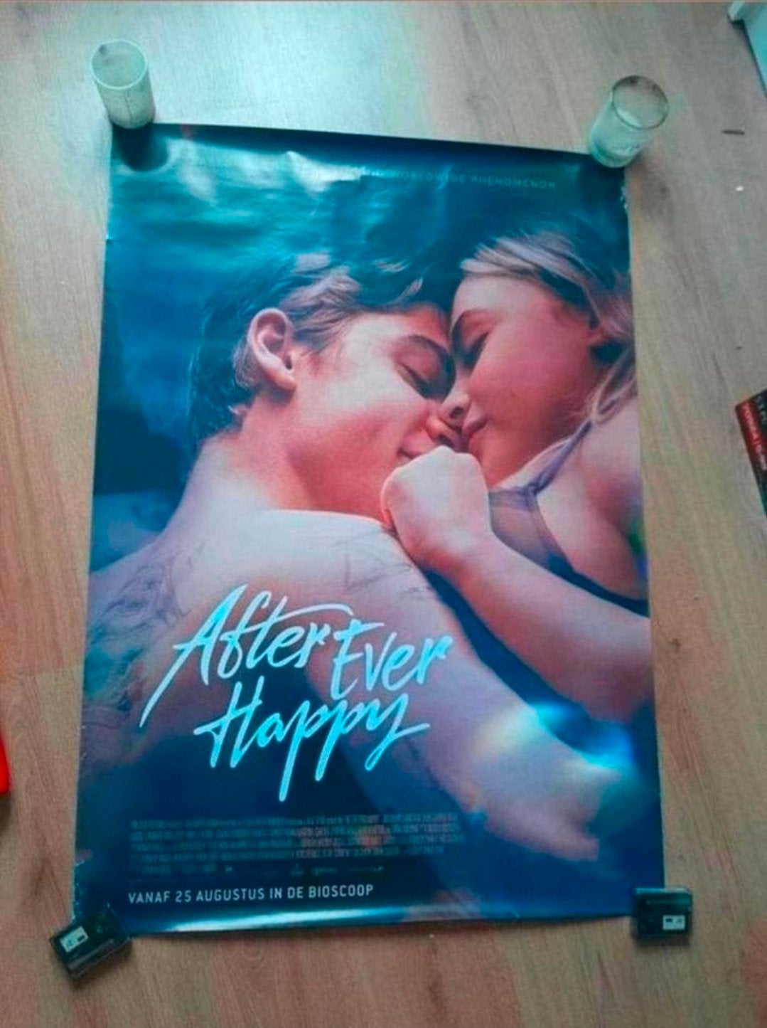After Ever Happy bioscoopposter., Ophalen of Verzenden, Gebruikt, Deurposter of groter, Film en Tv