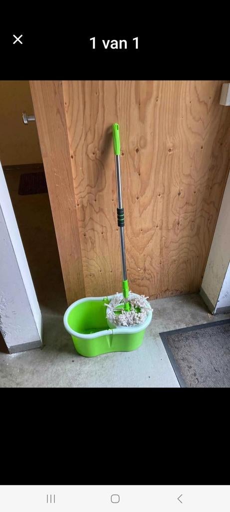 Mop met emmer, Ophalen, Dweilemmer, -bak, of -wagen